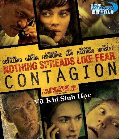 F1951.Contagion - DỊCH TRYỀN NHIỄM  - Vũ Khí Sinh Học 2D50G (DTS-HD MA 5.1)